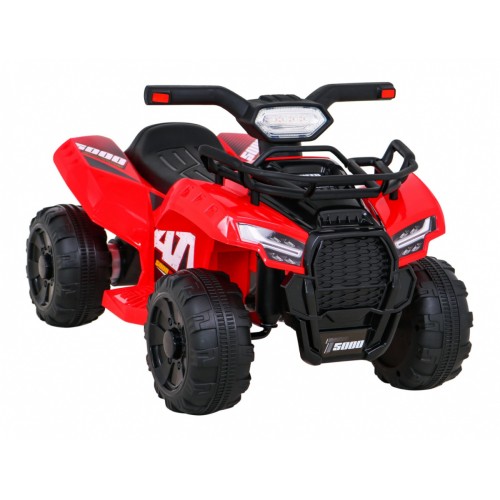 Quad Storm na akumulator dla dzieci Czerwony + Silnik 25W + MP3 USB + LED