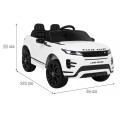 Range Rover Evoque na akumulator dla dzieci Biały SUV + Pilot