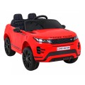 Range Rover Evoque na akumulator dla dzieci Czerwony + Pilot + Wolny Start + MP3 LED