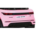 Range Rover Evoque na akumulator dla dzieci Różowy SUV + Pilot