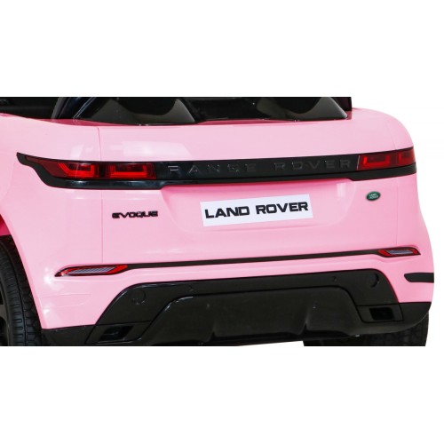 Range Rover Evoque na akumulator dla dzieci Różowy SUV + Pilot