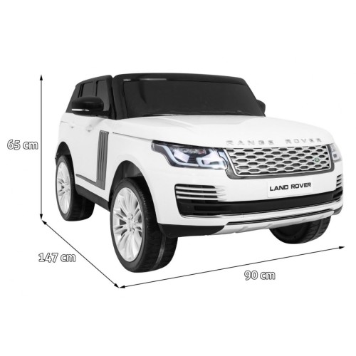 Range Rover HSE 2-osobowe Autko dla dzieci Biały SUV + Pilot