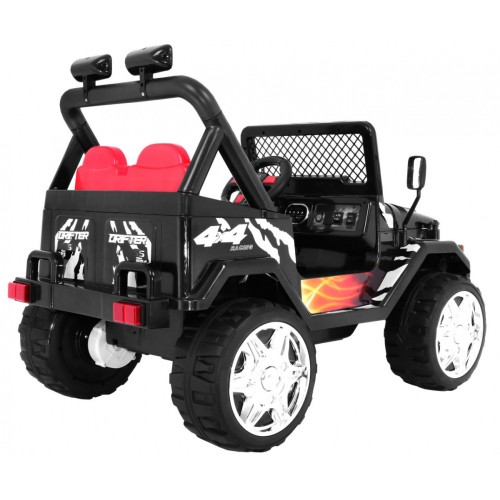 Terenowy Raptor Drifter na akumulator dla dzieci Czarny