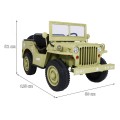 Autko Wojskowe Retro dla 3 dzieci Matcha 4x4