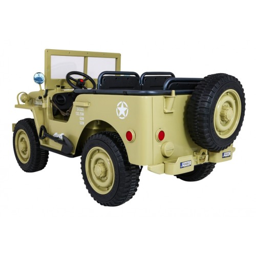 Autko Wojskowe Retro dla 3 dzieci Matcha 4x4