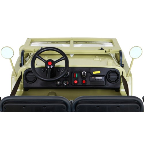 Autko Wojskowe Retro dla 3 dzieci Matcha 4x4