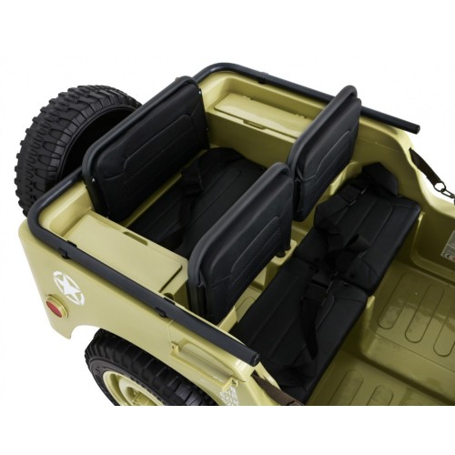 Autko Wojskowe Retro dla 3 dzieci Matcha 4x4