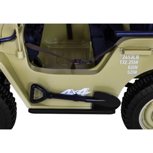 Autko Wojskowe Retro dla 3 dzieci Matcha 4x4