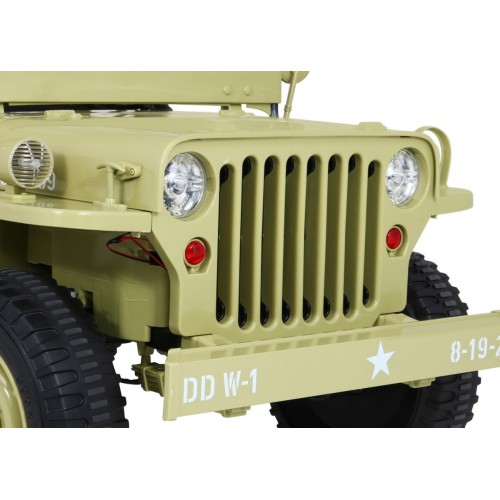 Autko Wojskowe Retro dla 3 dzieci Matcha 4x4