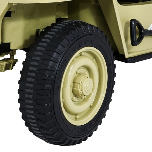 Autko Wojskowe Retro dla 3 dzieci Matcha 4x4