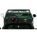 Autko Wojskowe Retro dla 3 dzieci Zielony Jeep Willys