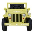 Autko Wojskowe Retro dla dzieci Beżowy + Napęd 4x4