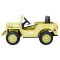Autko Wojskowe Retro dla dzieci Beżowy + Napęd 4x4