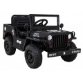 Autko Wojskowe Retro dla dzieci Czarny + Napęd 4x4