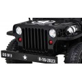 Autko Wojskowe Retro dla dzieci Czarny + Napęd 4x4