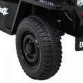 Autko Wojskowe Retro dla dzieci Czarny + Napęd 4x4