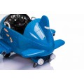 Samolot F99 Sky Limit na akumulator dla dzieci Niebieski + Ruchome śmigło + Pilot + Kółka pomocnicze + Audio LED + EVA