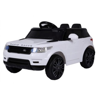 Autko Start Run na akumulator, Biały SUV + Pilot