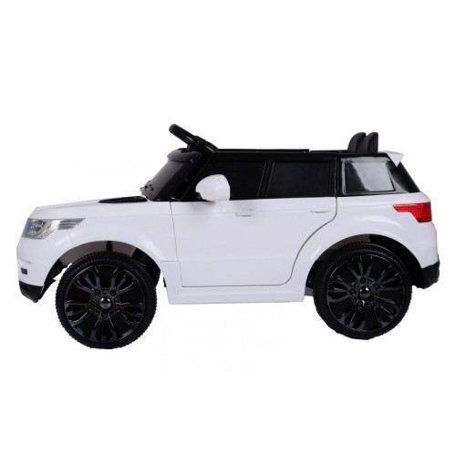 Autko Start Run na akumulator, Biały SUV + Pilot