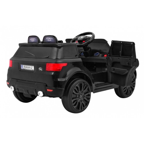 Autko Start Run na akumulator Czarny + Pilot + Bezpieczny SUV