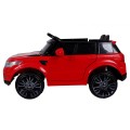 Autko Start Run na akumulator Czerwony SUV + Pilot + Funkcje bezpieczeństwa