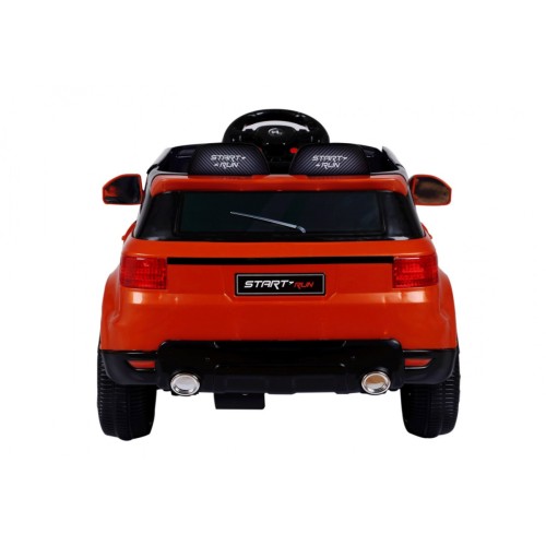 Autko Start Run na akumulator, Pomarańczowy SUV + Pilot