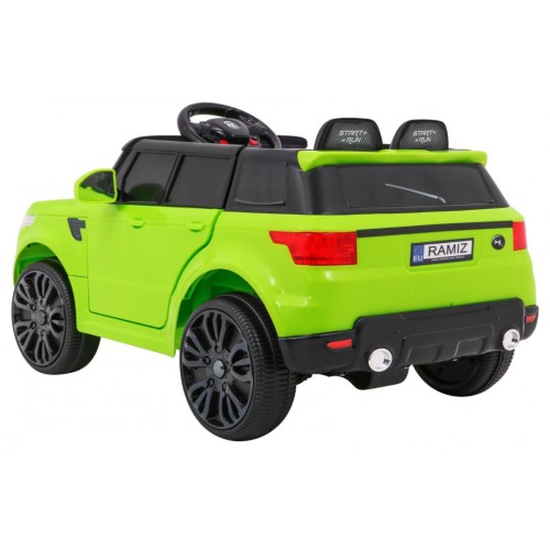 Autko Start Run na akumulator, Zielony SUV + Pilot