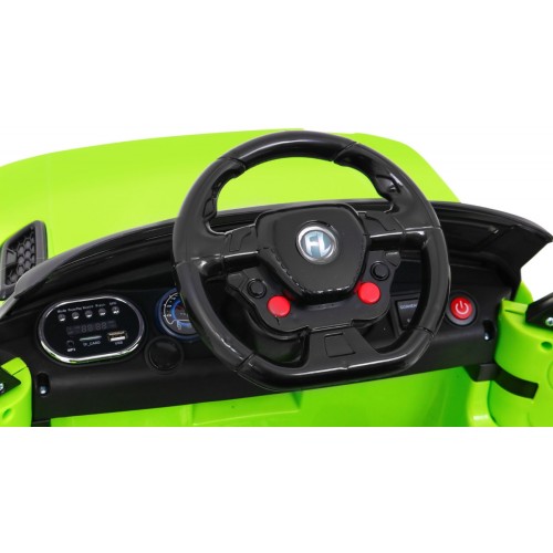 Autko Start Run na akumulator, Zielony SUV + Pilot