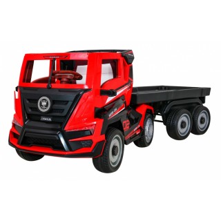 Ciężarówka Super Truck z Naczepą dla dzieci + Pilot + Wolny Start + Koła EVA + Audio Światła