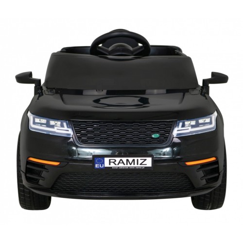 Samochodzik Super-S na akumulator dla dzieci Czarny + Pilot + Wolny Start + Koła EVA + Dźwięki Światła