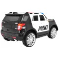 Auto SUV Police na akumulator dla dzieci + Syreny + Światła + Megafon + Pilot + Wolny Start + EVA + Naklejki