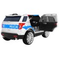 Auto SUV Policja na akumulator dla dzieci + Syreny + Światła + Megafon + Pilot