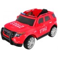 Auto SUV Straż Pożarna na akumulator dla dzieci + Syreny + Światła + Megafon + Pilot