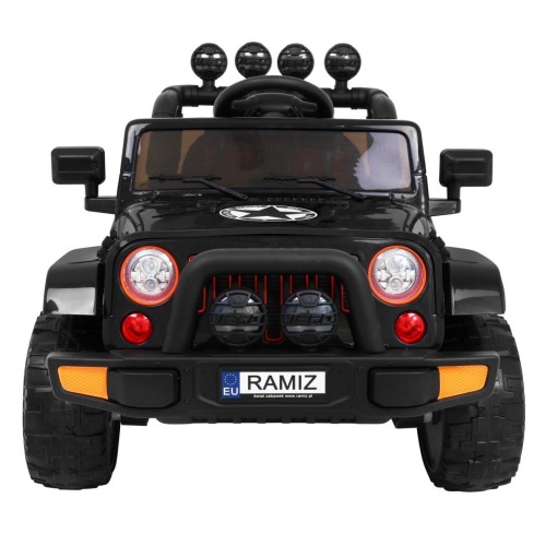 Auto Terenowe Full Time 4WD dla dzieci Czarny + Napęd 4x4 + Pilot