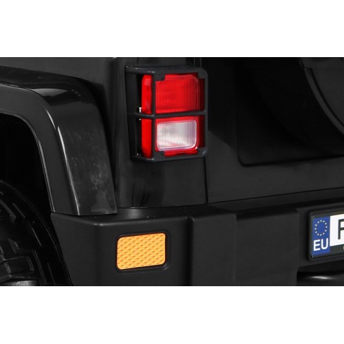 Auto Terenowe Full Time 4WD dla dzieci Czarny + Napęd 4x4 + Pilot