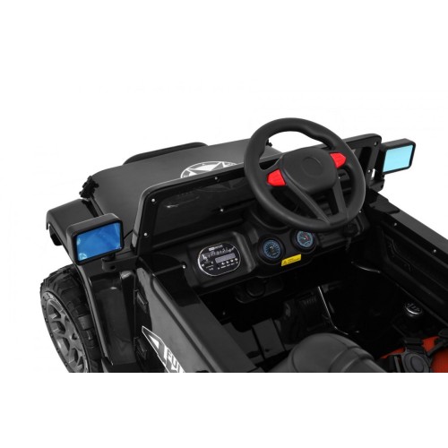 Auto Terenowe Full Time 4WD dla dzieci Czarny + Napęd 4x4 + Pilot