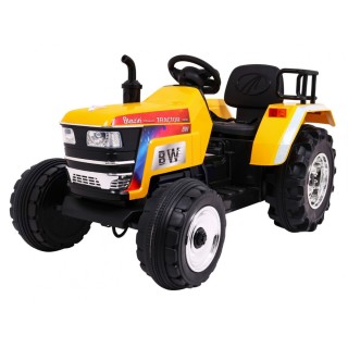 Traktor Blazin BW na akumulator Żółty + Pilot + Wolny Start + Dźwięki Światła