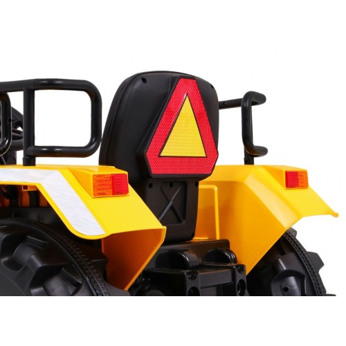 Traktor Blazin BW na akumulator Żółty + Pilot + Wolny Start + Dźwięki Światła