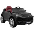 Autko Turbo-S na akumulator dla dzieci Czarny + Pilot + Wolny Start + Koła EVA + Radio MP3
