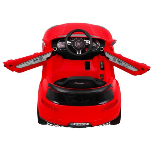 Autko Turbo-S na akumulator dla dzieci Czerwony Suv + Pilot