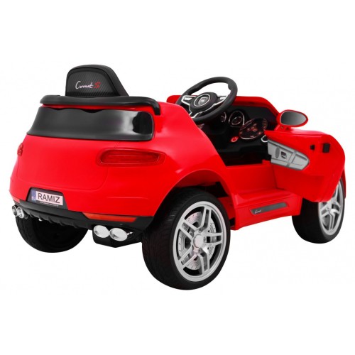 Autko Turbo-S na akumulator dla dzieci Czerwony Suv + Pilot
