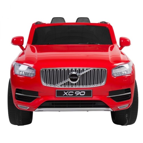 Volvo XC90 - SUV na akumulator dla dzieci Czerwony + Pilot + Bagażnik
