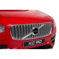 Volvo XC90 - SUV na akumulator dla dzieci Czerwony + Pilot + Bagażnik