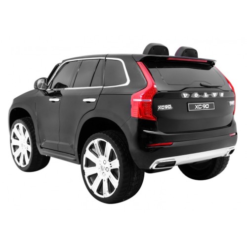 Volvo XC90 - SUV - na akumulator dla dzieci Lakier Czarny + Pilot + Bagażnik