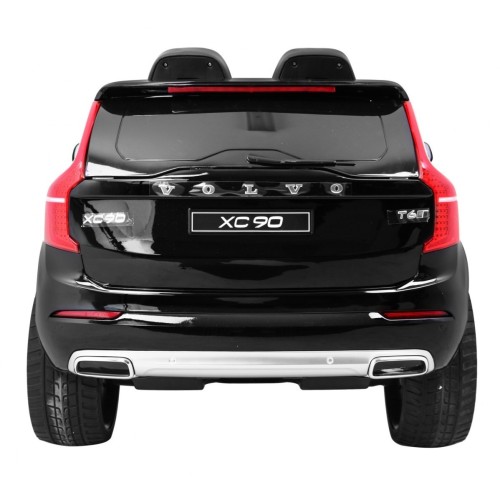 Volvo XC90 na akumulator dla dzieci Lakier Czarny + Pilot + Bagażnik + EVA + Wolny Start + Radio MP3 + LED