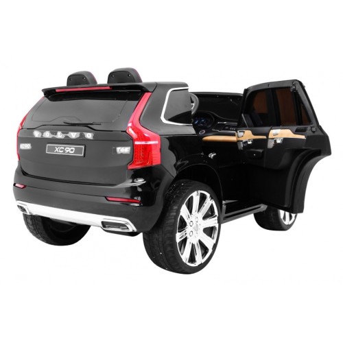 Volvo XC90 - SUV - na akumulator dla dzieci Lakier Czarny + Pilot + Bagażnik
