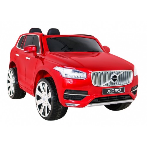 Volvo XC90 - SUV na akumulator dla dzieci Lakier Czerwony + Pilot + Bagażnik