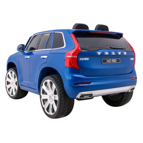 Volvo XC90 na akumulator dla dzieci - SUV - Lakier Niebieski + Pilot + Bagażnik
