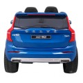 Volvo XC90 na akumulator dla dzieci Lakier Niebieski + Pilot + Bagażnik + EVA + Wolny Start + Radio MP3 + LED
