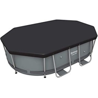 Pokrywa Basenowa 610 cm x 366 cm Owalna BESTWAY